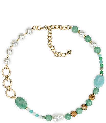 Patricia Nash Long Beaded Collar Necklace