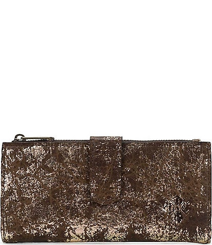 Patricia Nash Nazari Chocolate Leather Wallet