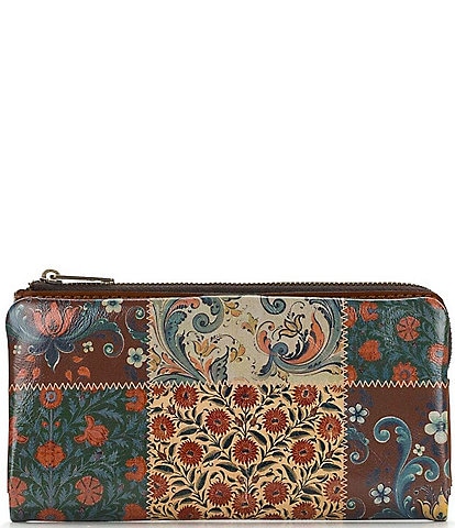 Patricia Nash Nordic Floral Patchwork Prassa Patchwork Bifold Wallet