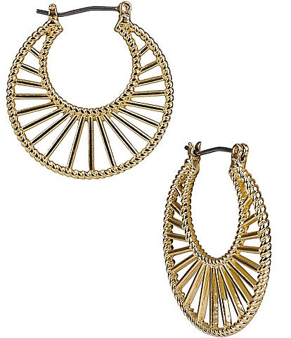 Patricia Nash Open Wire Hoop Earrings