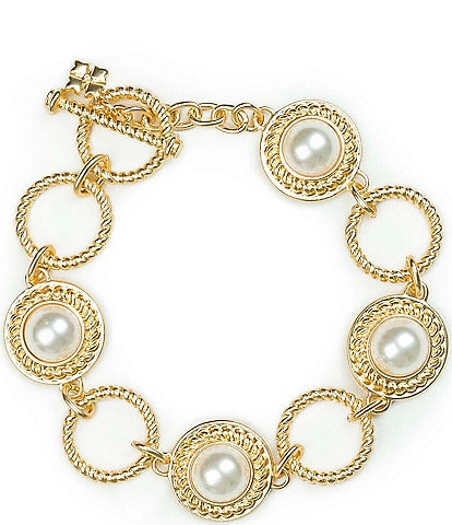 Patricia Nash Pearl Ring Line Bracelet