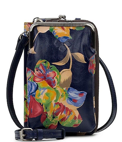 Patricia Nash Pertina Floral Frame Pouch Crossbody Bag Wallet