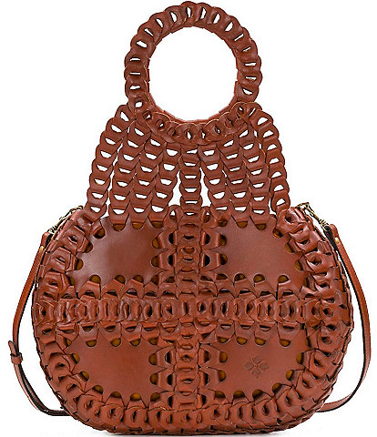 Patricia Nash Pisticci Woven Leather Shoulder Bag