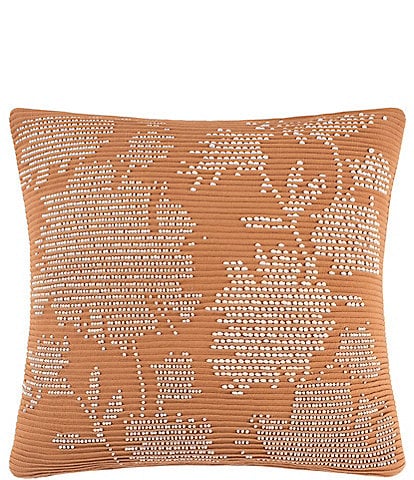 Patricia Nash Rainforest Collection Pleated Cotton Reversible Square Pillow