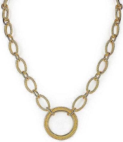 Patricia Nash Ring Link Short Pendant Necklace