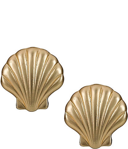 Patricia Nash Seashore Shell Stud Earrings