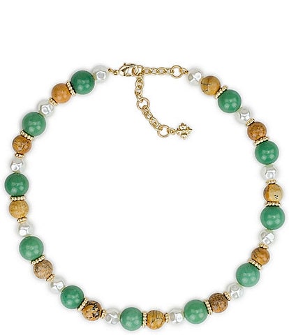 Patricia Nash Short Bead Statement Necklace