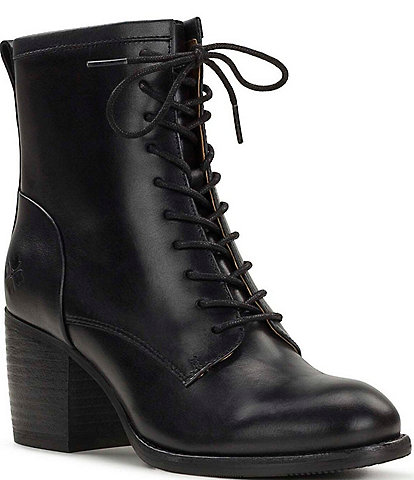 Patricia Nash Sicily Leather Block Heel Booties