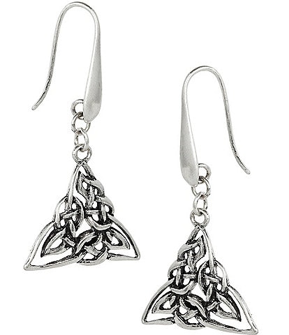 Patricia Nash Triangle Filigree Drop Earrings