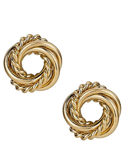 Patricia Nash Twist Knot Rope Stud Earrings