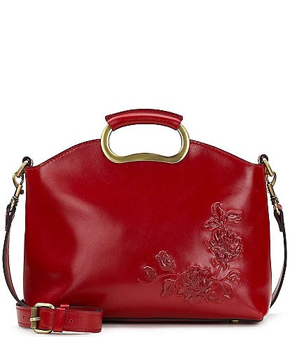 Patricia Nash Valletta Floral Embossed Satchel Bag