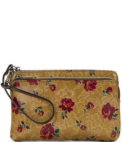 Patricia Nash Varone Western Lace Floral Wristlet