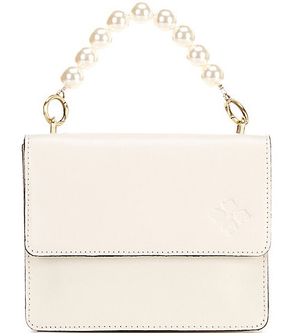 Patricia Nash Veolia Top Handle Pearl Leather Crossbody Bag