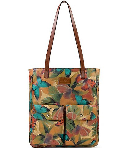 Patricia Nash Watercolor Butterfly Collection Alina Tote Bag