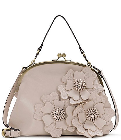 Patricia Nash Willow Floral Top Handle Frame Bag