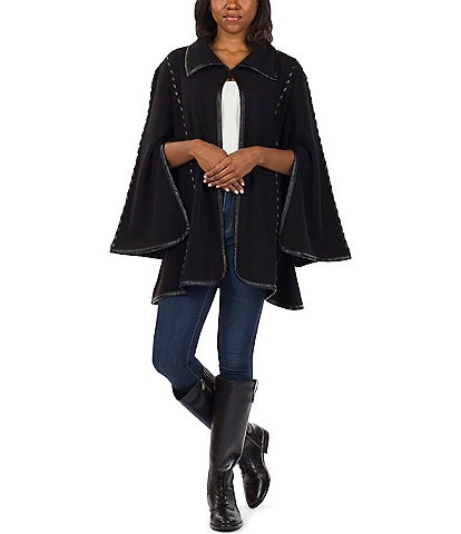 Black Women s Capes Ponchos Dillard s