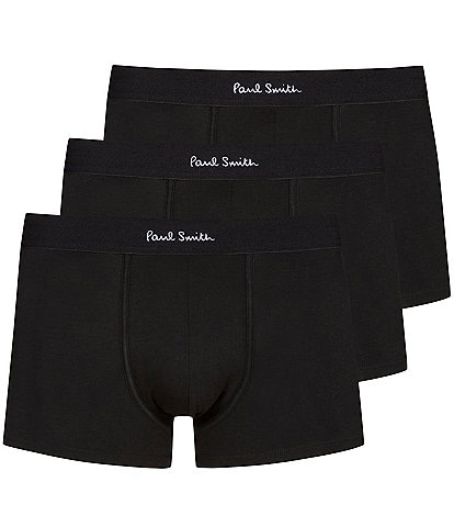 Paul Smith Cotton Striped 2.75#double; Trunks 3-Pack