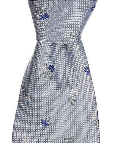 Paul Smith Mini Flowers 3.14#double; Woven Silk Tie