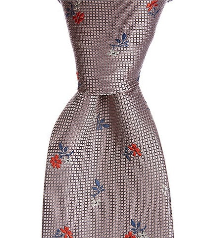 Paul Smith Mini Flowers 3.14#double; Woven Silk Tie
