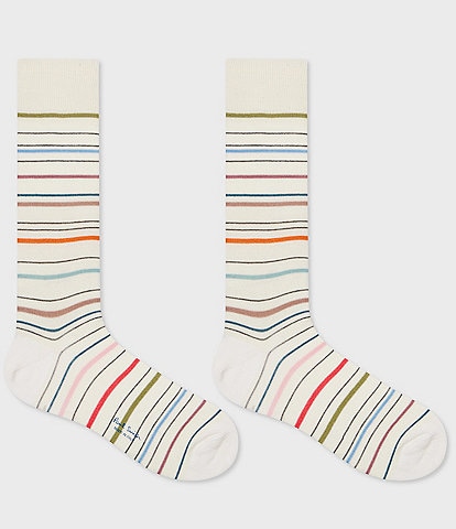 Paul Smith Pencil Stripe Crew Socks