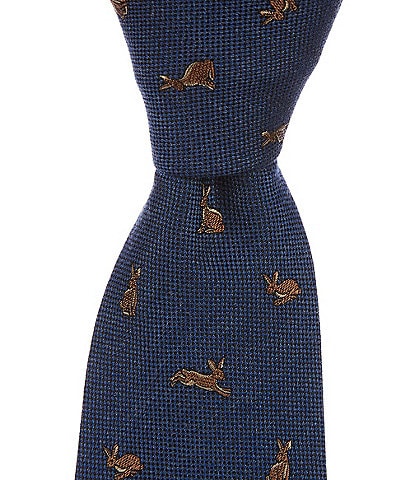 Paul Smith Rabbits 3.14" Silk Blend Tie