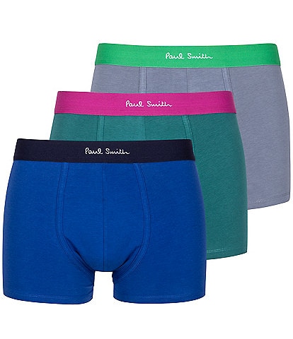 Paul Smith Solid 2.75#double; Inseam Trunks 3-Pack