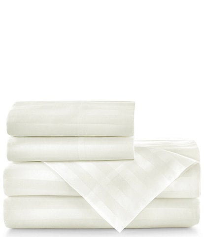 Peacock Alley 400-Thread Count Soprano Stripe Sateen Sheet Set