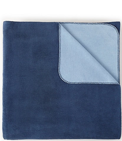Peacock Alley Alta Reversible Cotton Bed Blanket