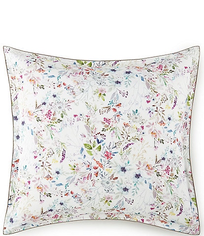 Peacock Alley Chloe Wildflower Printed Percale Euro Sham