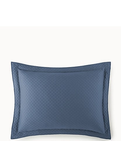 Peacock Alley Oxford Diamond Patterned Quilted Euro Sham