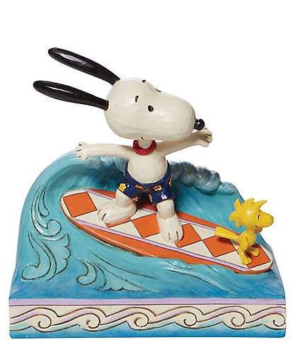Peanuts by Jim Shore JSPEA Snoopy & Woodstock Surfi