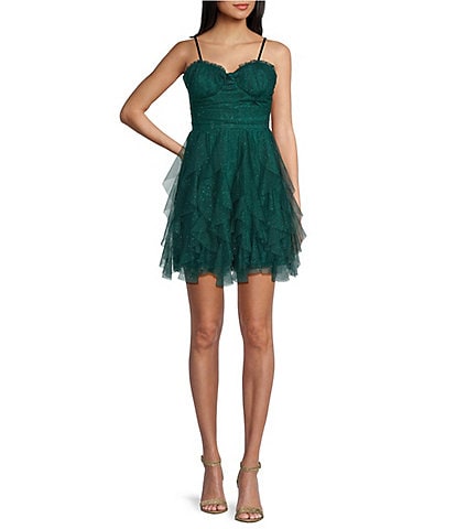 emerald green dress and apparel Juniors Night Out Party Dresses Dillard s