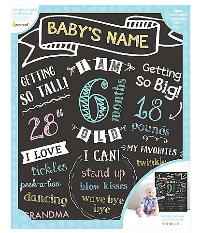 Pearhead All About Baby Chalkboard