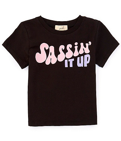 Peek Little/Big Girls 2T-10 Short-Sleeve Sassin' It Up T-Shirt