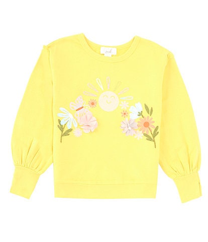 Peek Little/Big Girls 2T-12 Embroidered Florals Pullover
