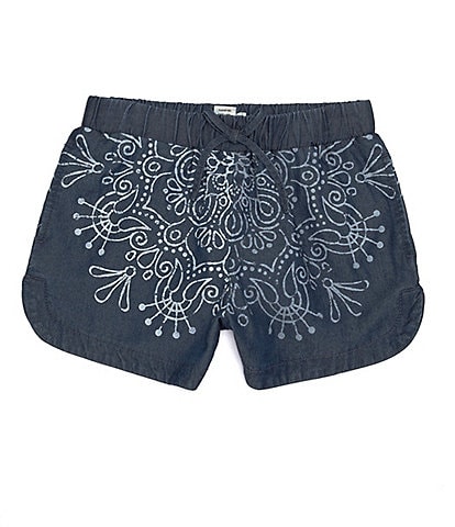 Peek Little/Big Girls 2T-12 Medallion-Print Shorts