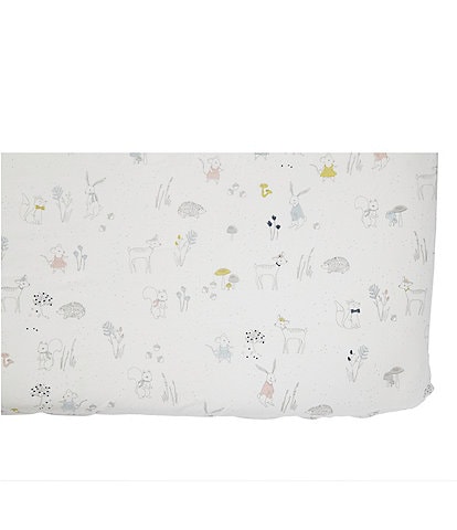 Pehr Baby Magical Forest Animal Print Crib Sheets