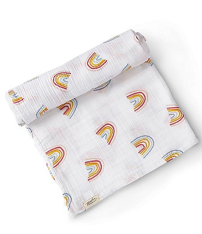 Pehr Baby Rainbows Organic Cotton Swaddle Blanket