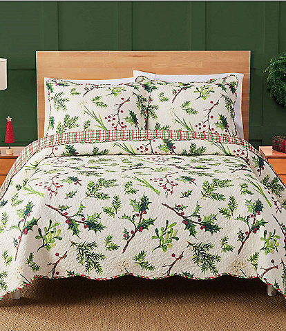 Peking Handicraft Balsam & Berries Reversible Quilt Mini Set