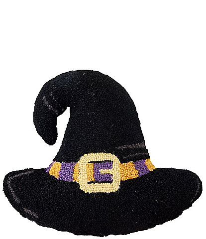 Peking Handicraft Shaped Witch Hat Wool Hook Pillow