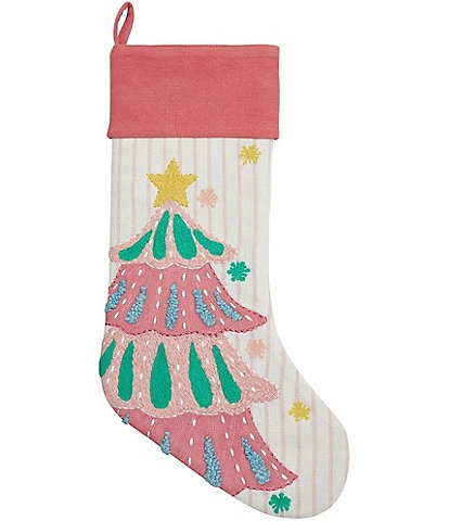 Peking Handicraft Holiday Bright's Tree Stocking