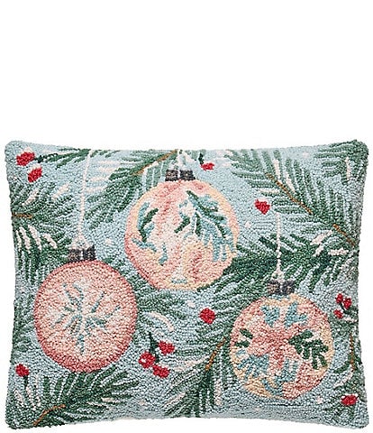 Peking Handicraft Holiday Collection Soft Holiday Ornaments Wool Hook Pillow
