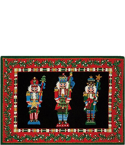 Peking Handicraft Hooked Wool Nutcracker Pagentry Rug