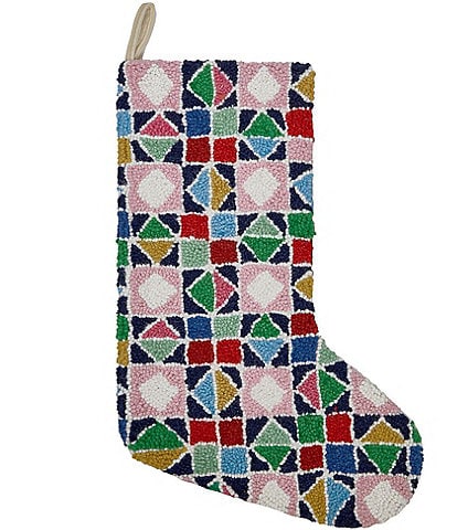 Peking Handicraft Quilt Star Hook Stocking