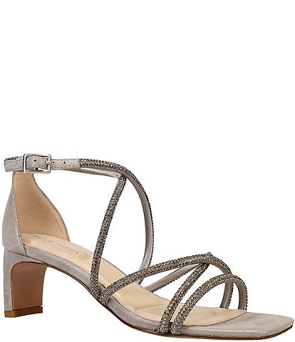 Pelle Moda Teena Kid Suede Strappy Dress Sandals