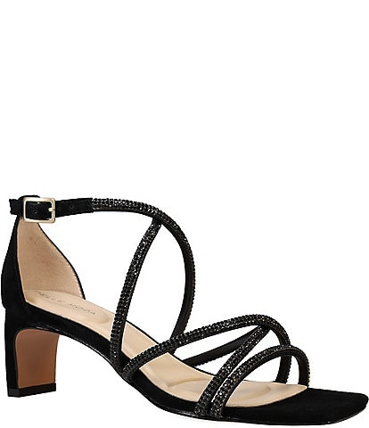 Pelle Moda Teena Kid Suede Strappy Dress Sandals