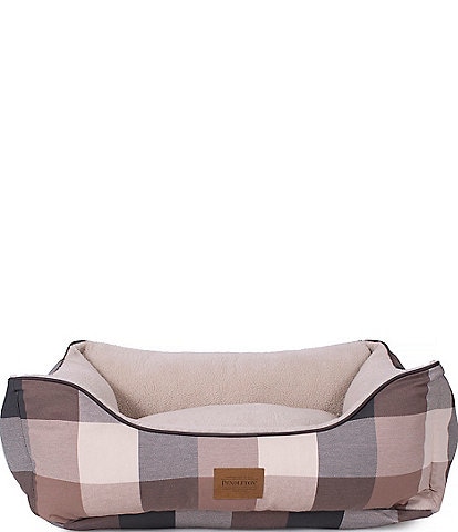 Pendleton Block Plaid Classic Kuddler Dog Bed with Removeable Cover