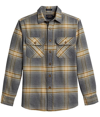 Pendleton Burnside Flannel Plaid Long Sleeve Woven Shirt