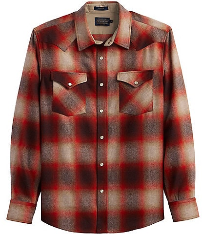 Pendleton Canyon Ombre Long Sleeve Woven Shirt