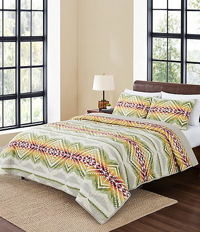 Pendleton Cascadia Southwestern Print Reversible Coverlet Mini Set